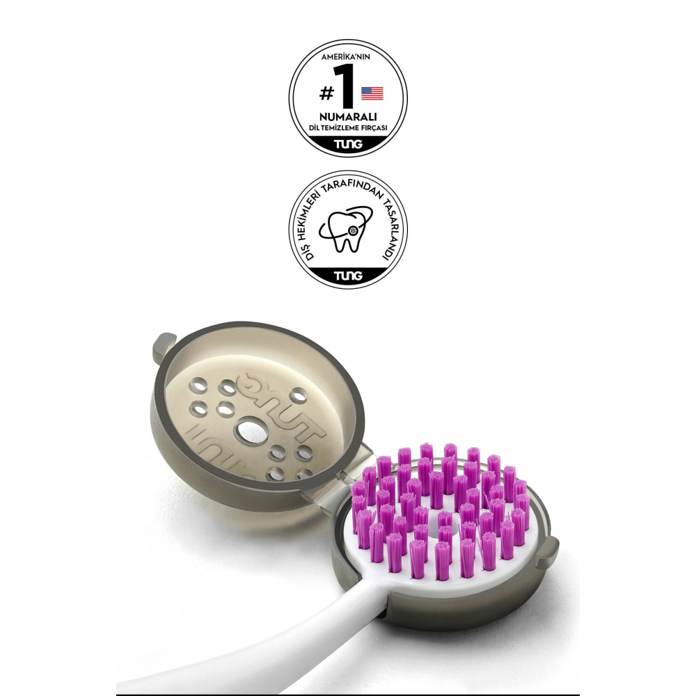 Dil Temizleyici Dil Fırçası | Kapak Hediyeli