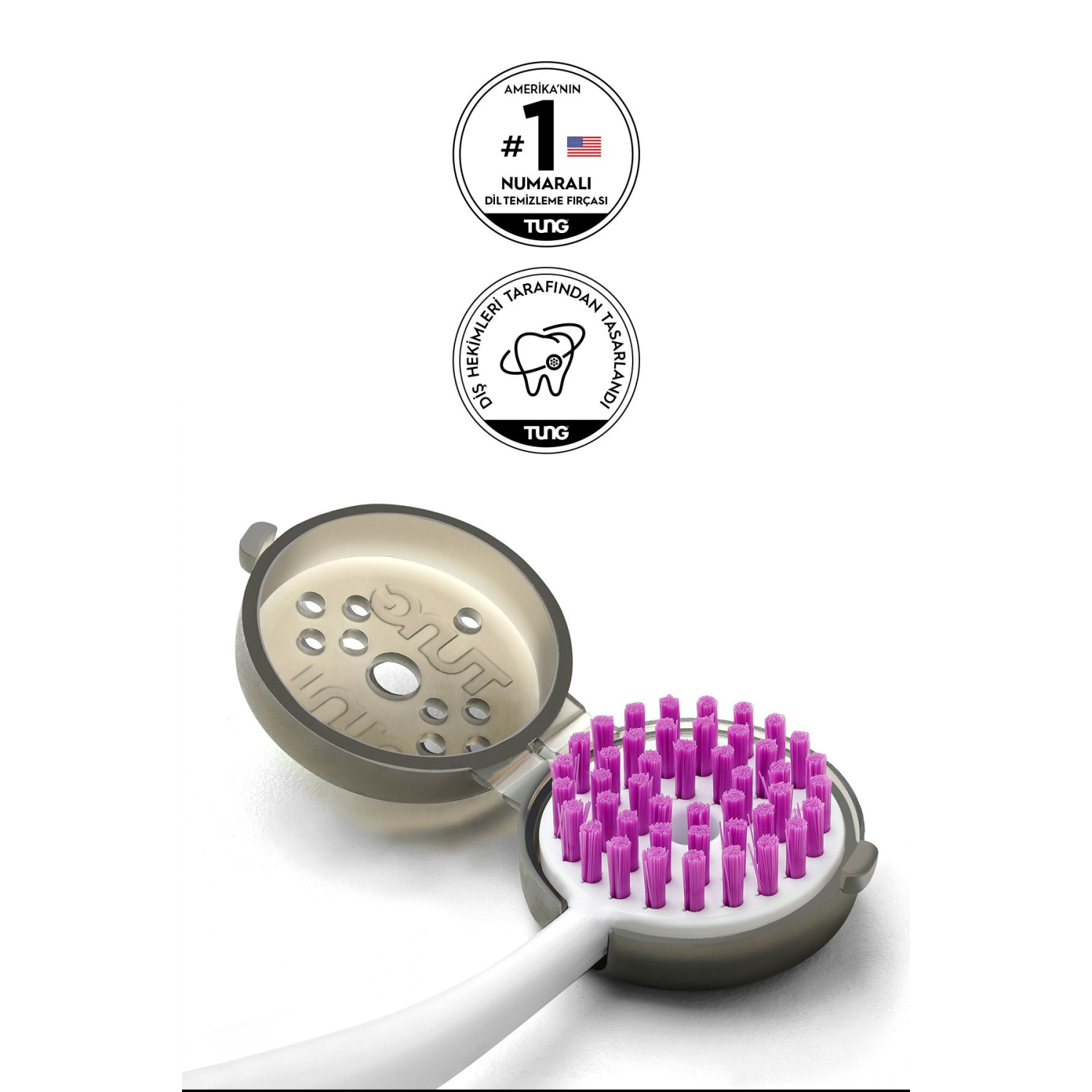 Dil Temizleyici Dil Fırçası | Kapak Hediyeli