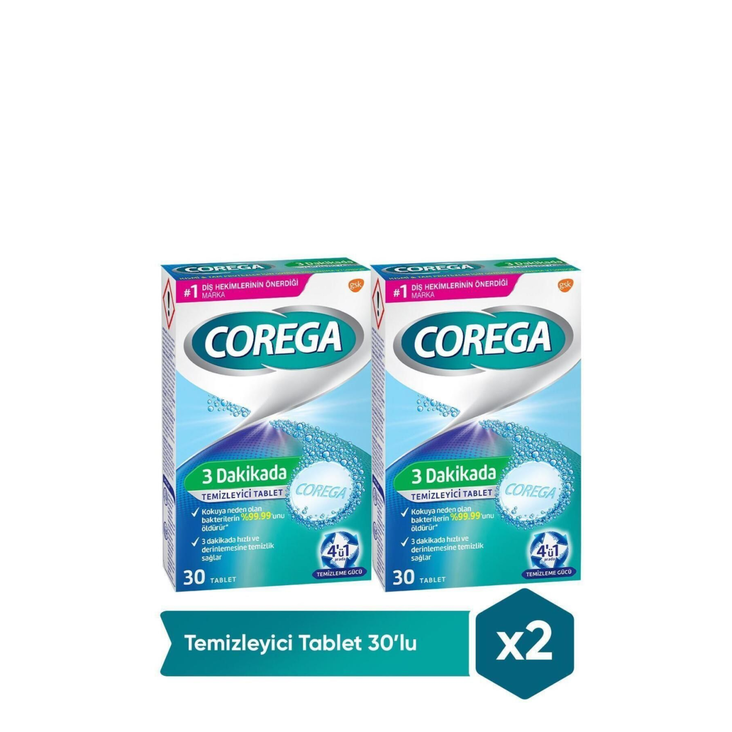 Cleanser Bio Protez Temizleme Tableti 30'lu X 2 Adet