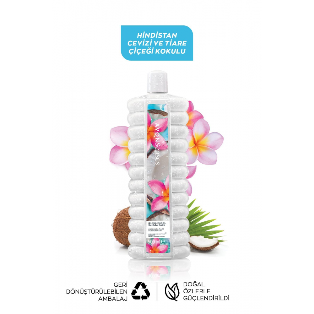 Senses Aloha Monoi Lily Banyo Köpüğü 500ml.