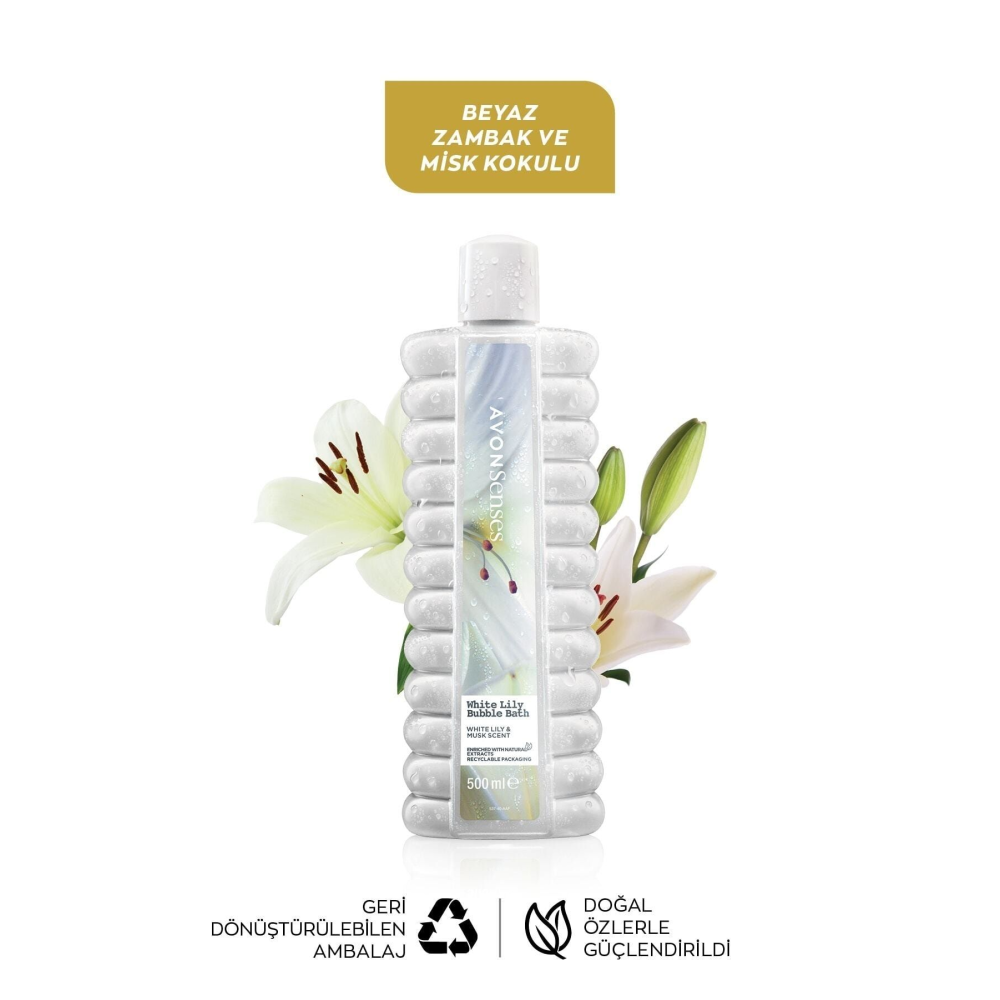 White Lily Zambak Banyo Köpüğü 500 Ml.