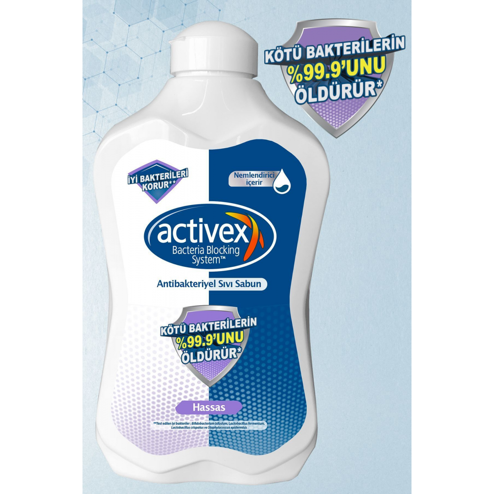 Antibakteriyel Sıvı Sabun Hassas 2x1.5 Lt 500 ml