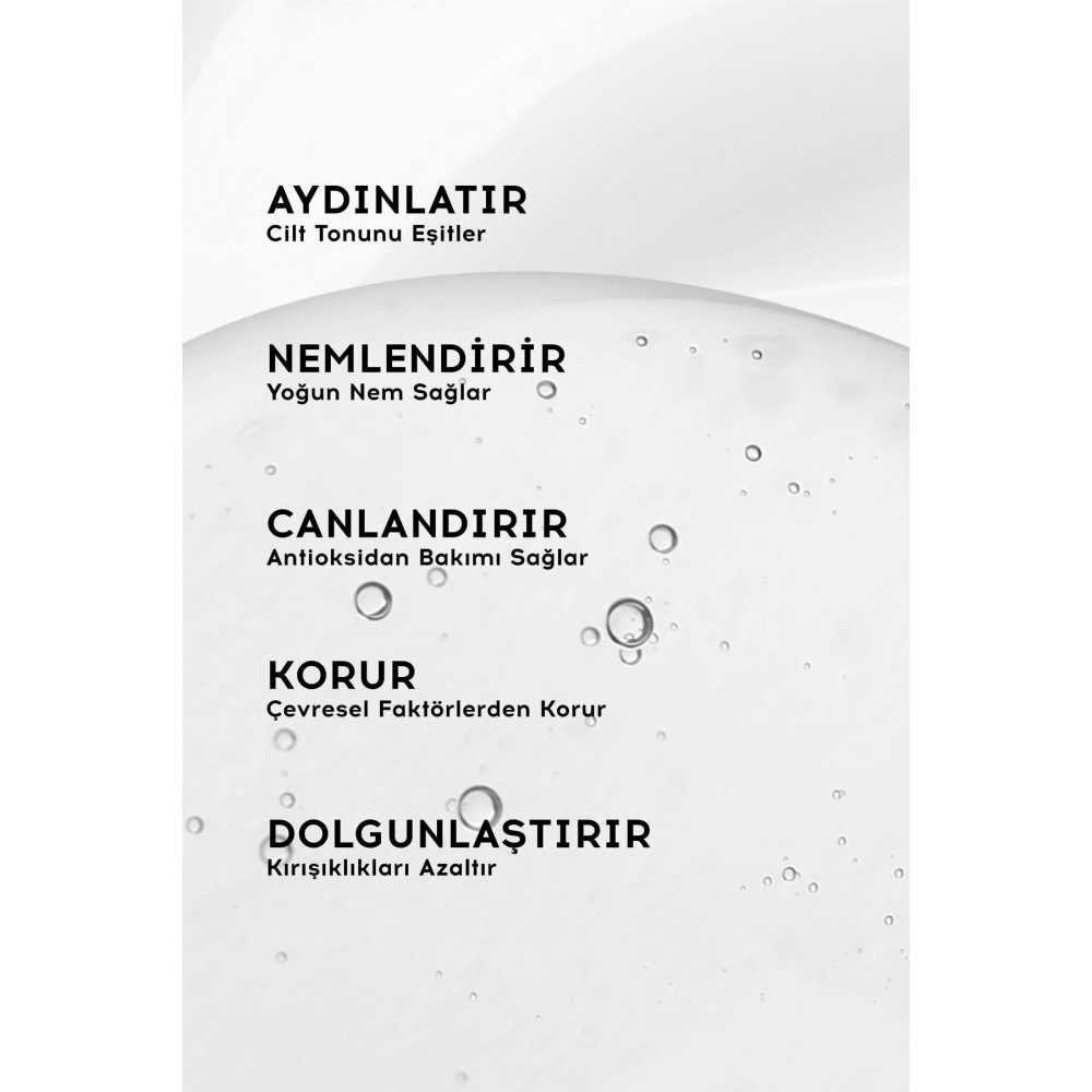 Canlandırıcı Cilt Tonu Eşitleyici Aydınlatıcı Dolgunlaştırıcı Nemlendirici Ikili