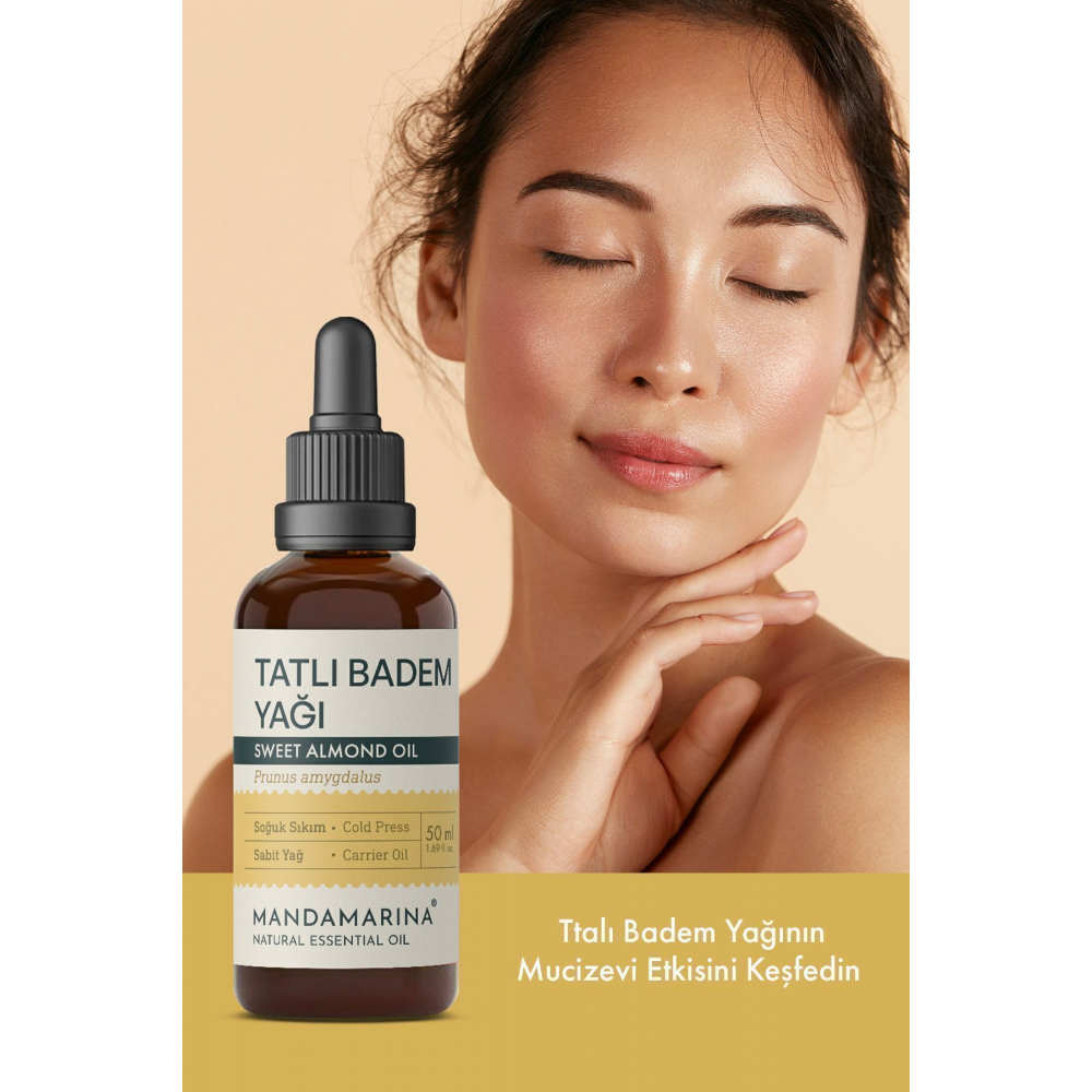 Tatlı Badem Yağı Saf Soğuk Pres