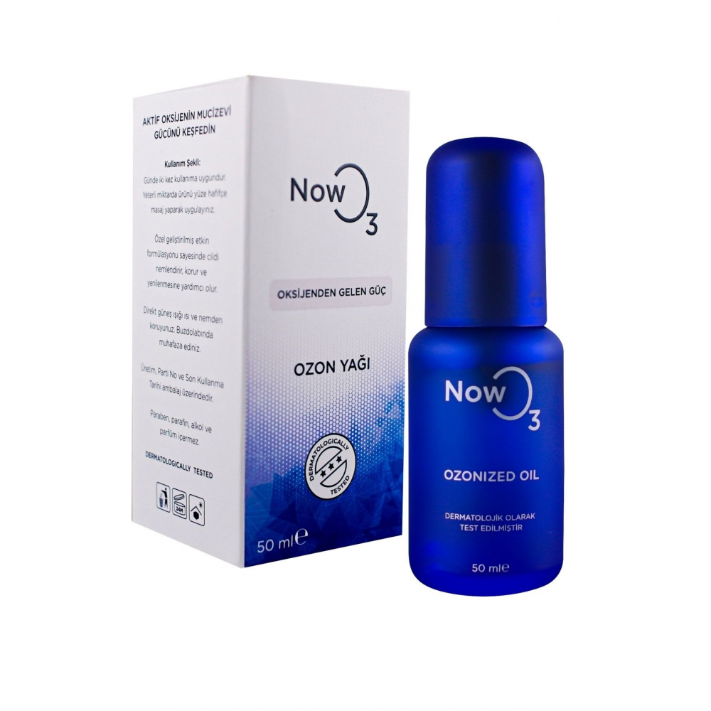 Blue Ozonized Oil - Ozon Yağı 50 Ml Aktif Oksijenle Hasarlı Cilt Bakımı