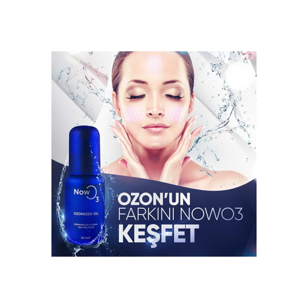 Blue Ozonized Oil - Ozon Yağı 50 Ml Aktif Oksijenle Hasarlı Cilt Bakımı
