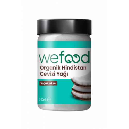 Organik Hindistan Cevizi Yağı 300 ml (Soğuk Sıkım)