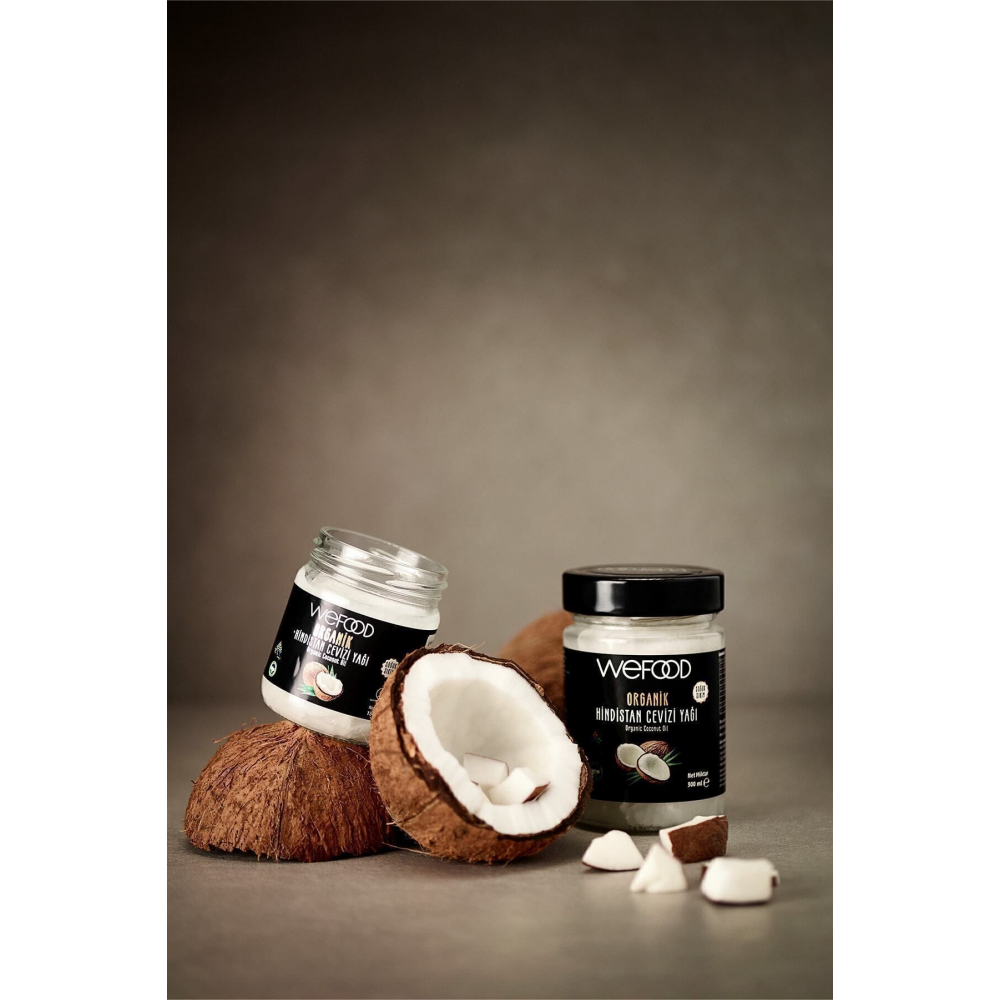 Organik Hindistan Cevizi Yağı 300 ml (Soğuk Sıkım)