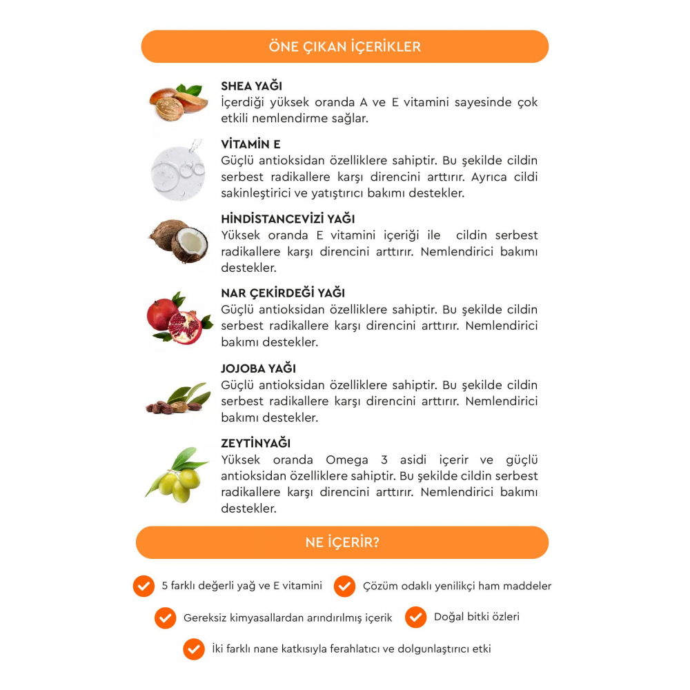 Yoğun Nemlendirici ve Dolgunlaştırıcı Dudak Balmı SPF 50+ Naneli, 5 ml