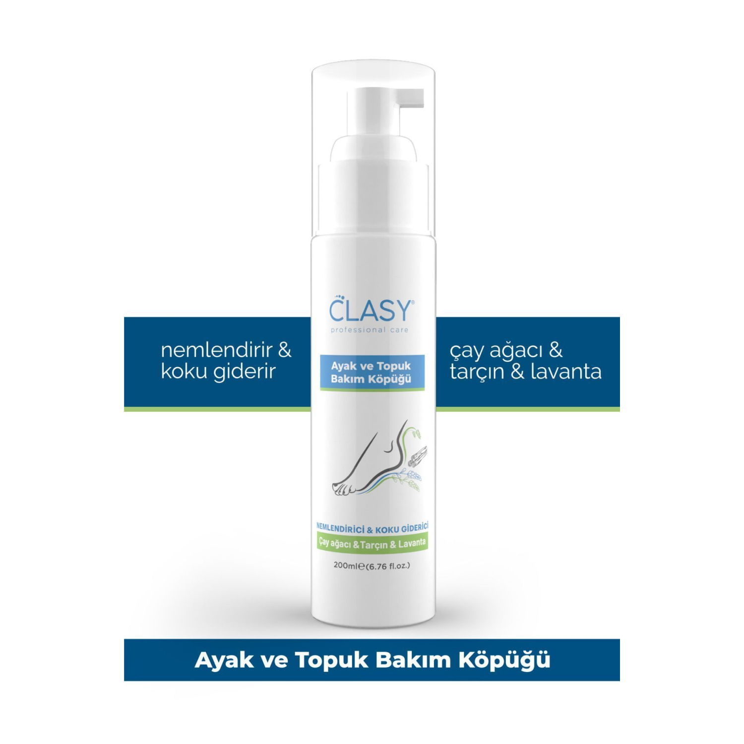 Ayak ve Topuk Bakım Köpüğü 200 mL