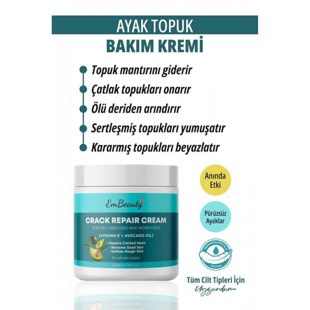 Ayak & Topuk Beyazlatıcı Etkili Krem 150 ML