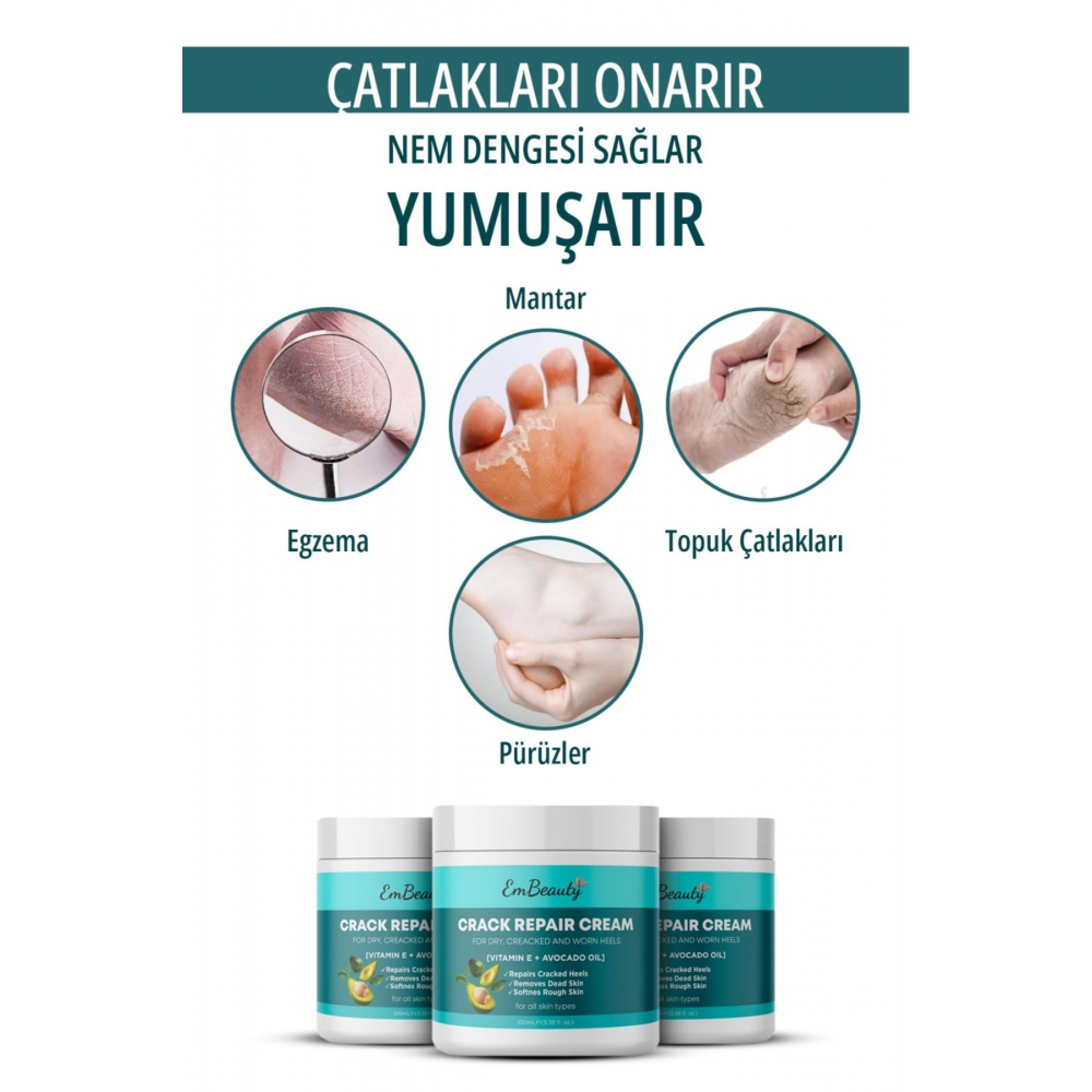 Ayak & Topuk Beyazlatıcı Etkili Krem 150 ML