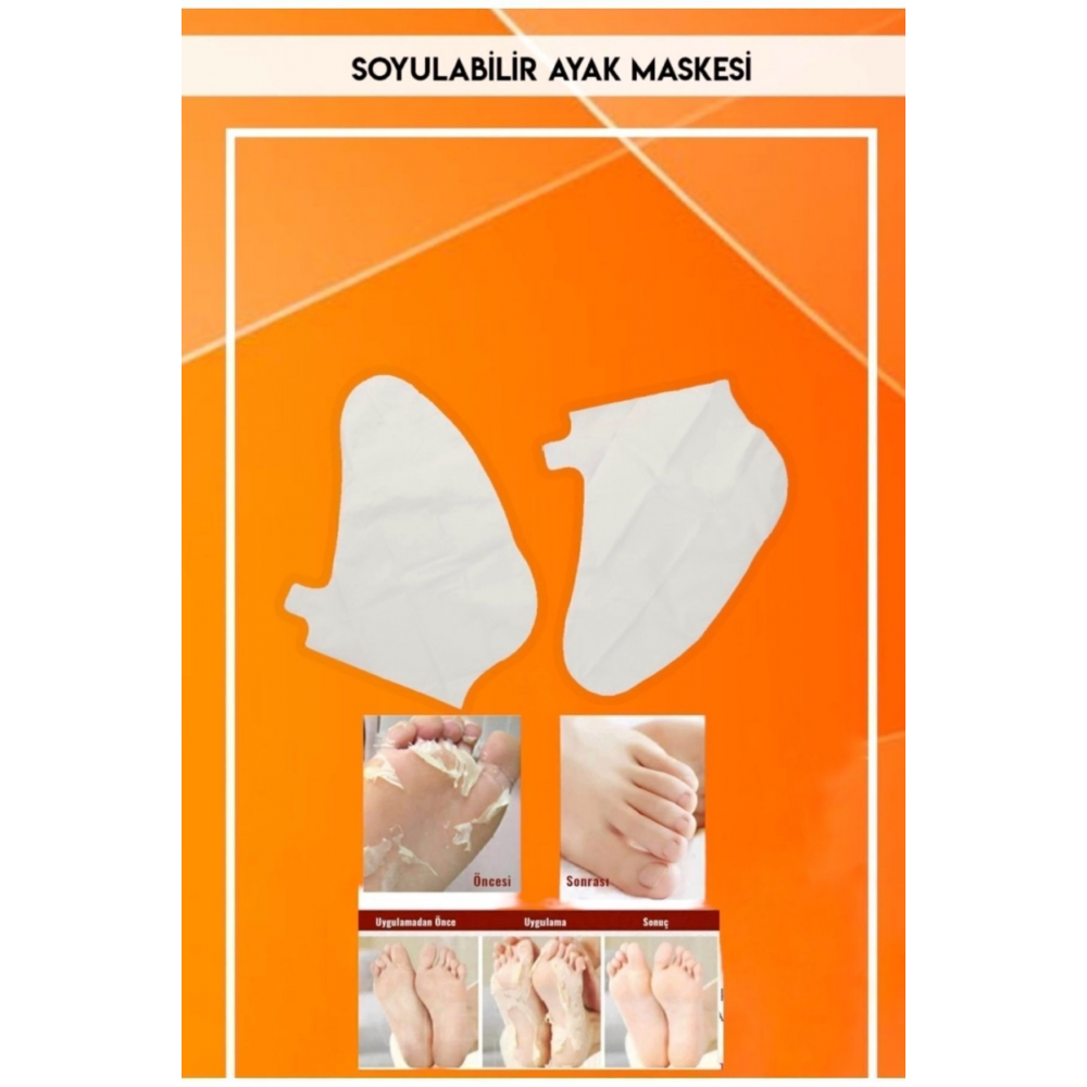 ÇORAP TİPİ AYAK PEELİNG MASKESİ 5'Lİ