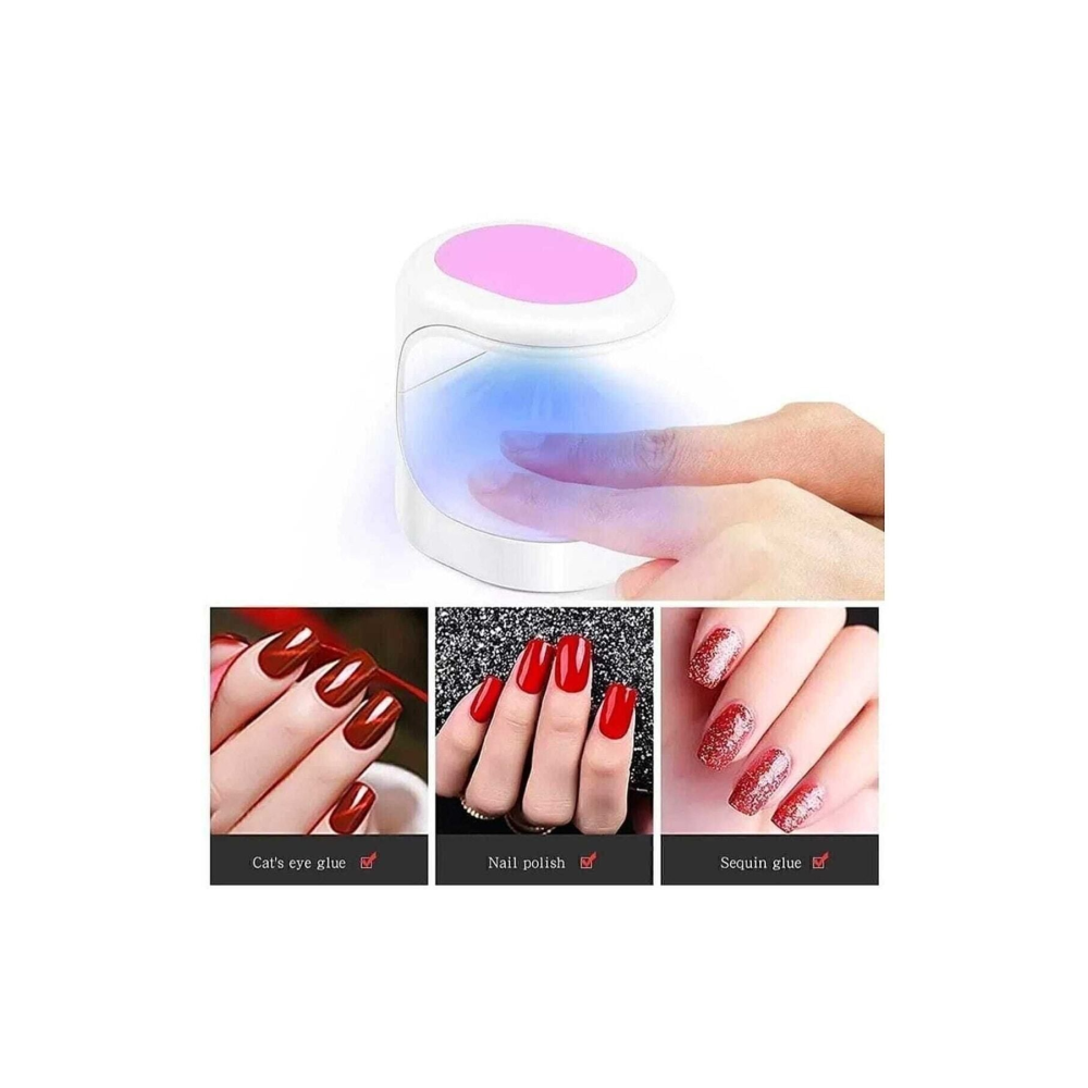 Protez Tırnak - Kalıcı Oje Mini Uv-led 16 Watt 3 Led Oje Kurutucu