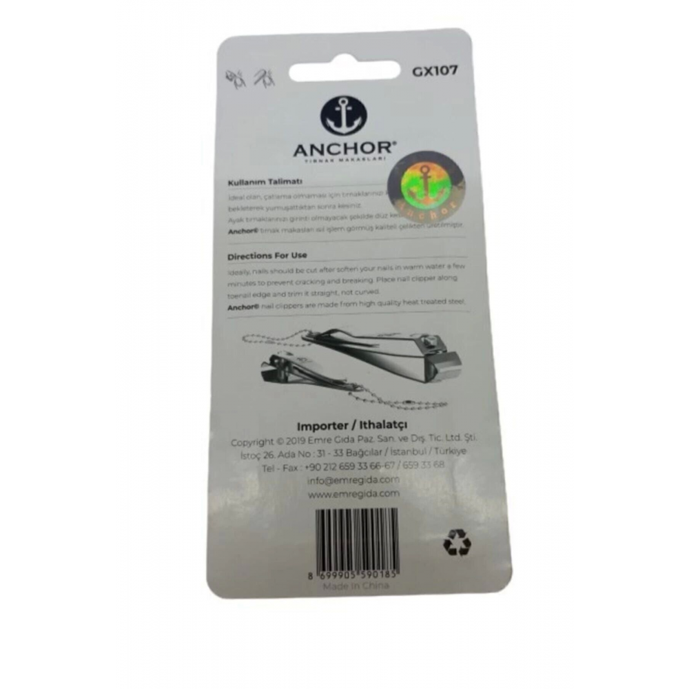 Çelik Tırnak Makası 2 Li