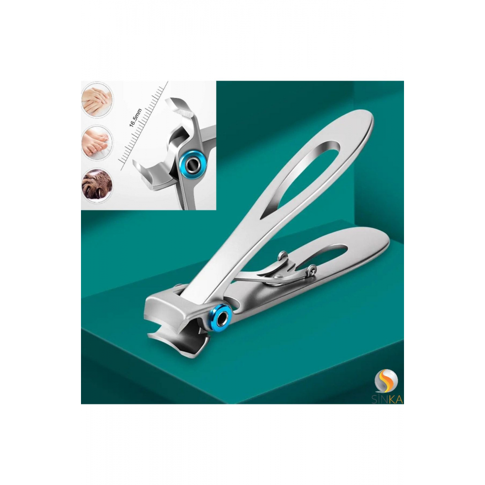Paslanmaz Ultra Geniş Ağızlı Tırnak Makası Kalın Mantarlı Sert Tırnak Yapısı Özel Tasarım