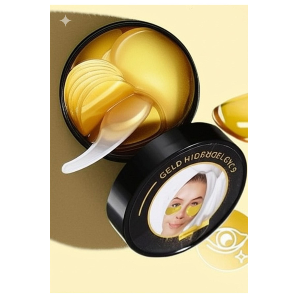 Göz Altı Aydınlatıcı, Sıkılaştırıcı,onarıcı Altın Tozu(gold ) Ve Kalojen Maskesi 60 Adet(30 ÇİFT)