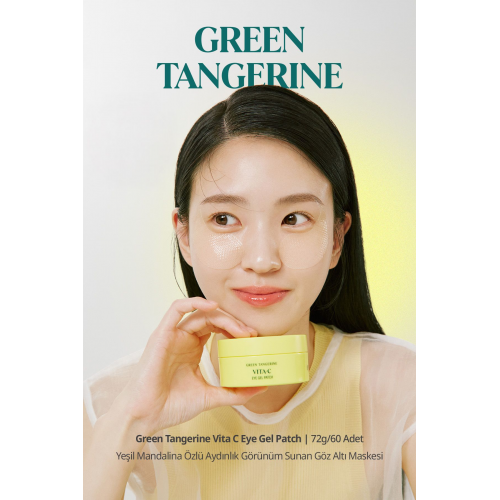Green Tangerine Vita C - Yeşil Mandalina Özlü Aydınlatıcı & Leke Karşıtı Göz Altı Maskesi(60 ADET)