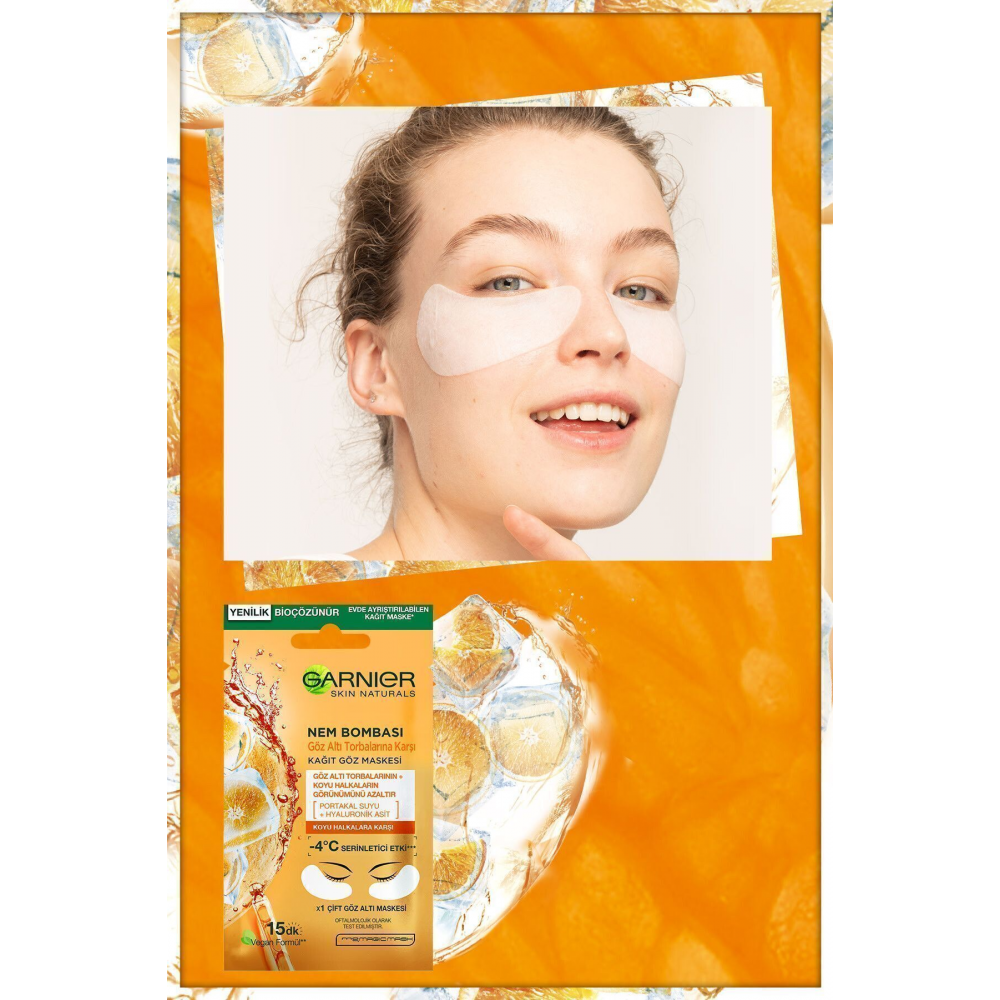 Nem Bombası Göz Altı Torbalarına Karşı Kağıt Göz Maskesi