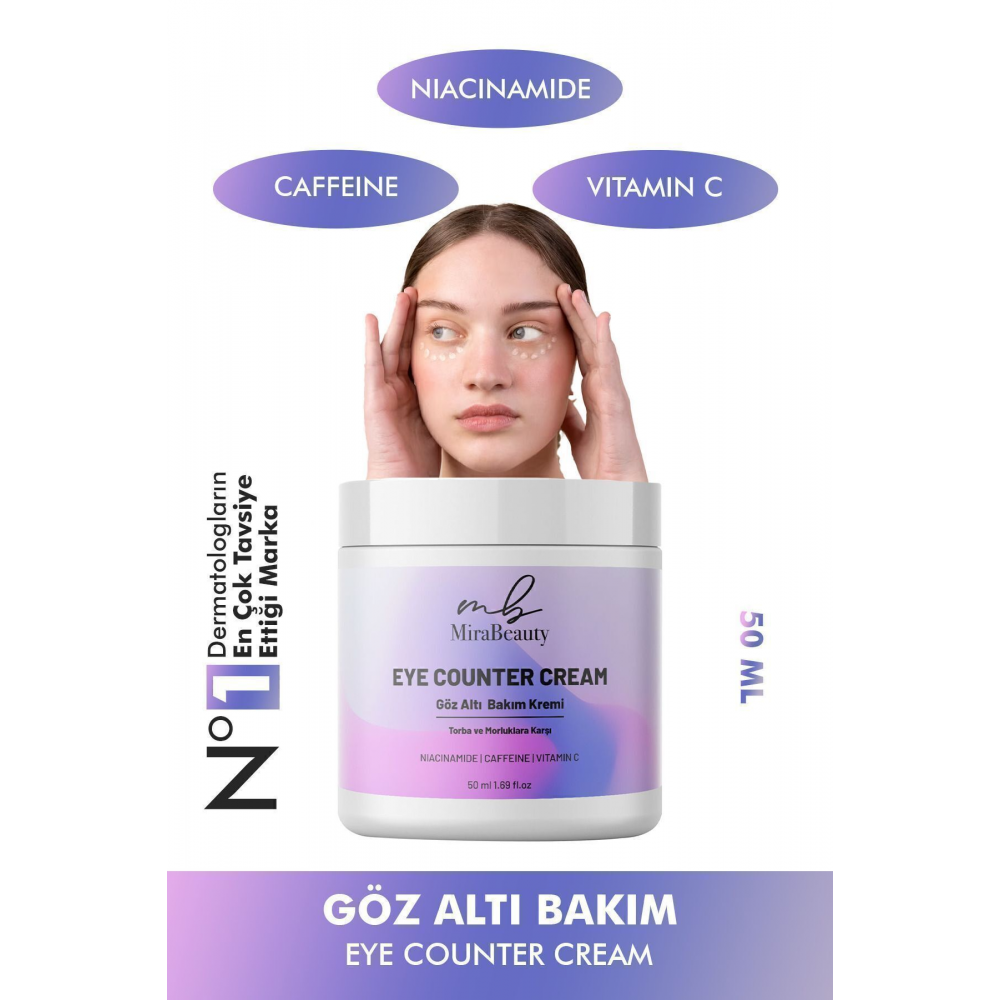 Göz Altı Torba Ve Morluk & Koyu Halka Karşıtı Yoğun Nemlendirici Ile Göz Altı Aydınlatıcı Krem 30ml
