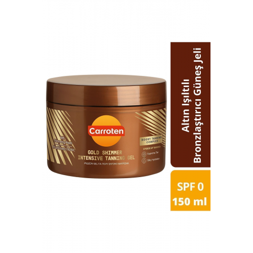 Gold Shimmer Tanning Spf'siz Altın Işıltılı Bronzlaştırıcı Güneş Jeli 150ml