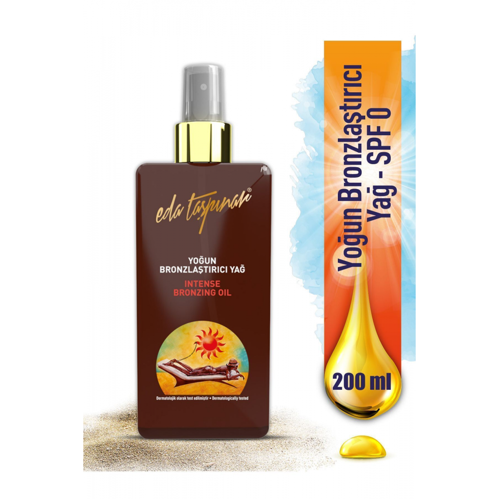 Yoğun Bronzlaştırıcı Yağ 200ml Sprey Kapak