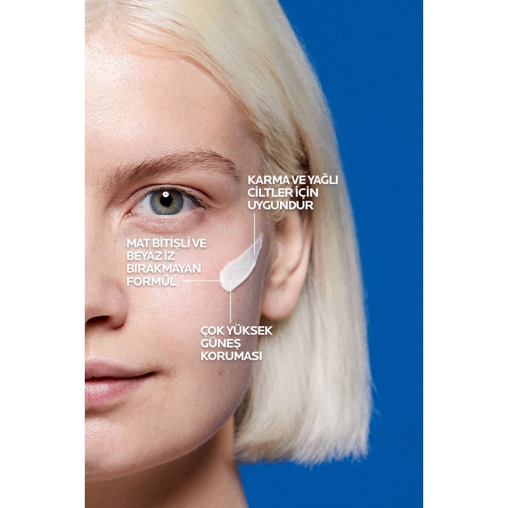 Anthelios Oil Control Gel Cream Spf50+ Yağlı Ciltler İçin Yüz Güneş Kremi 50ml&Termal Su 50ML