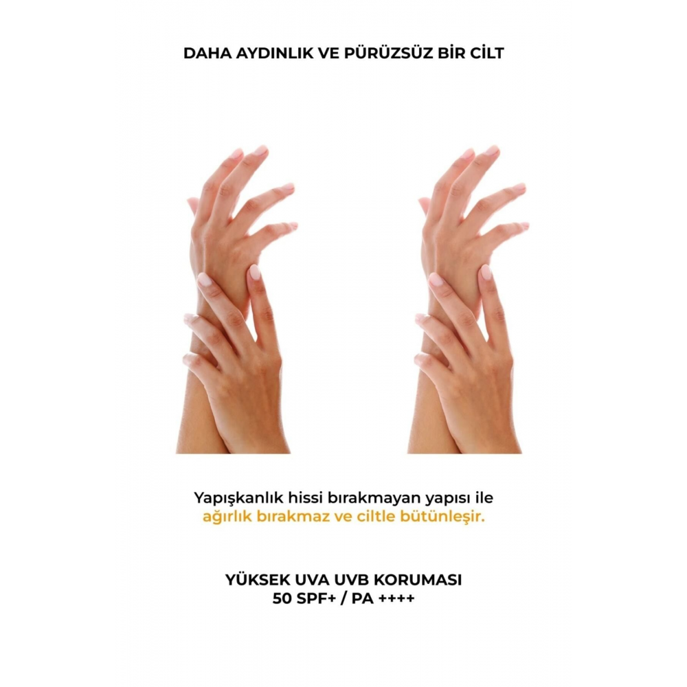 Spf 50+ 2 Li Fırsat Seti Leke Karşıtı Nemlendirici Yüksek Koruma Güneş Kremi 50 ml