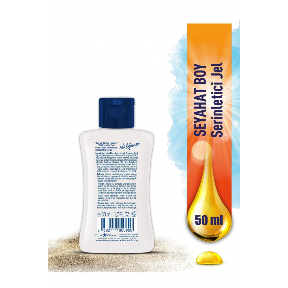 Seyahat Boy Set Mini Güneş Sonrası Serinletici Jel -50ml.