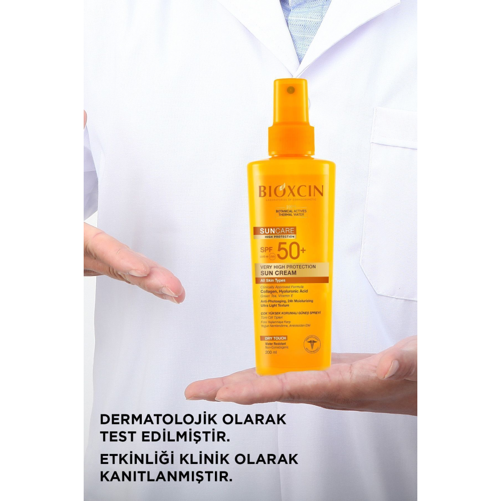 Sun Care Spf 50 Çok Yüksek Korumalı Vücut Güneş Spreyi 200 ml - Kolajen Çok Yüksek Koruma