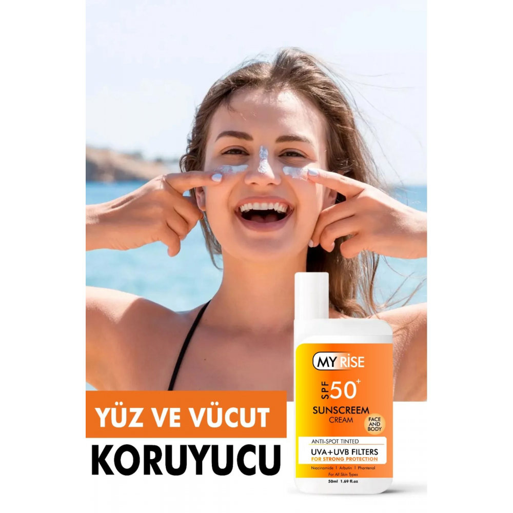 Ton Eşitleyici 50spf+ Güneş Kremi Kapatıcı Özellikli BB Renkli Güneş Kremi 50ml