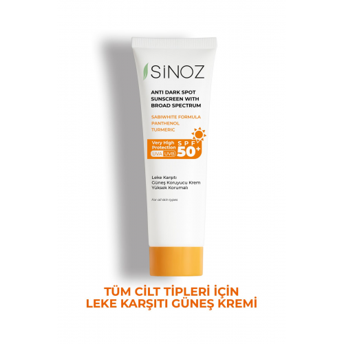 Spf 50 Leke Karşıtı Yüksek Koruyucu Yüz Güneş Kremi 50 ml Normal Ve Kuru Ciltler Için