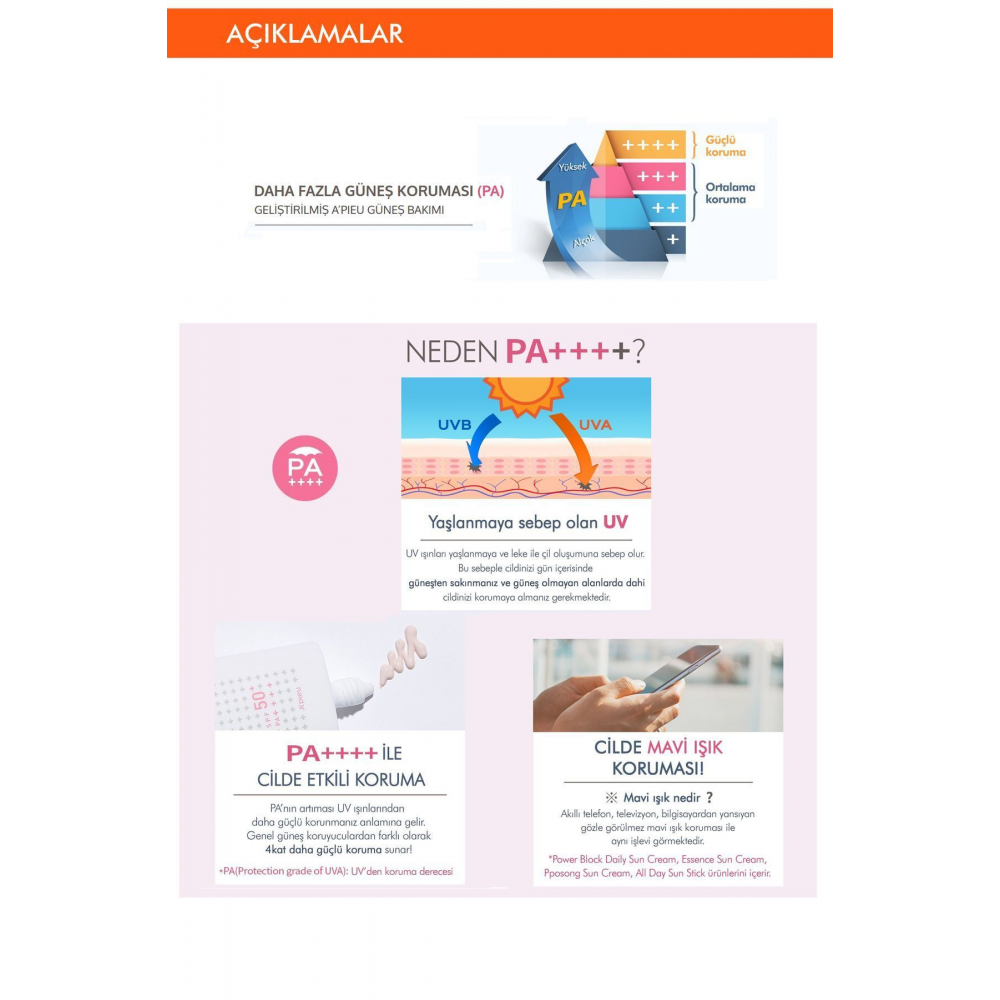 Ton Eşitleyici Aydınlatıcı Güneş Kremi 50ml Apıeu Power Block Tone Up Base Pink Spf50