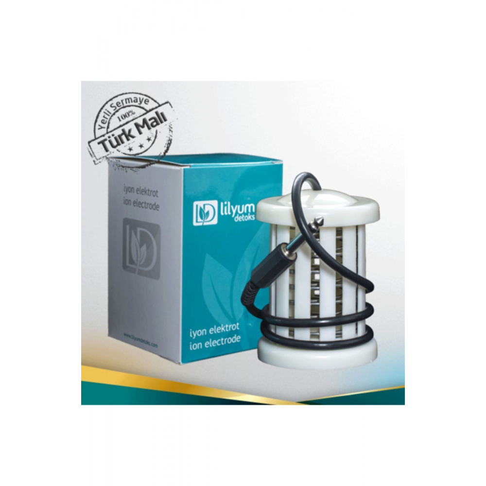 Ayak Detoks Cihazı Iyon Elektrotu Array Beyaz Lilyum Detoks