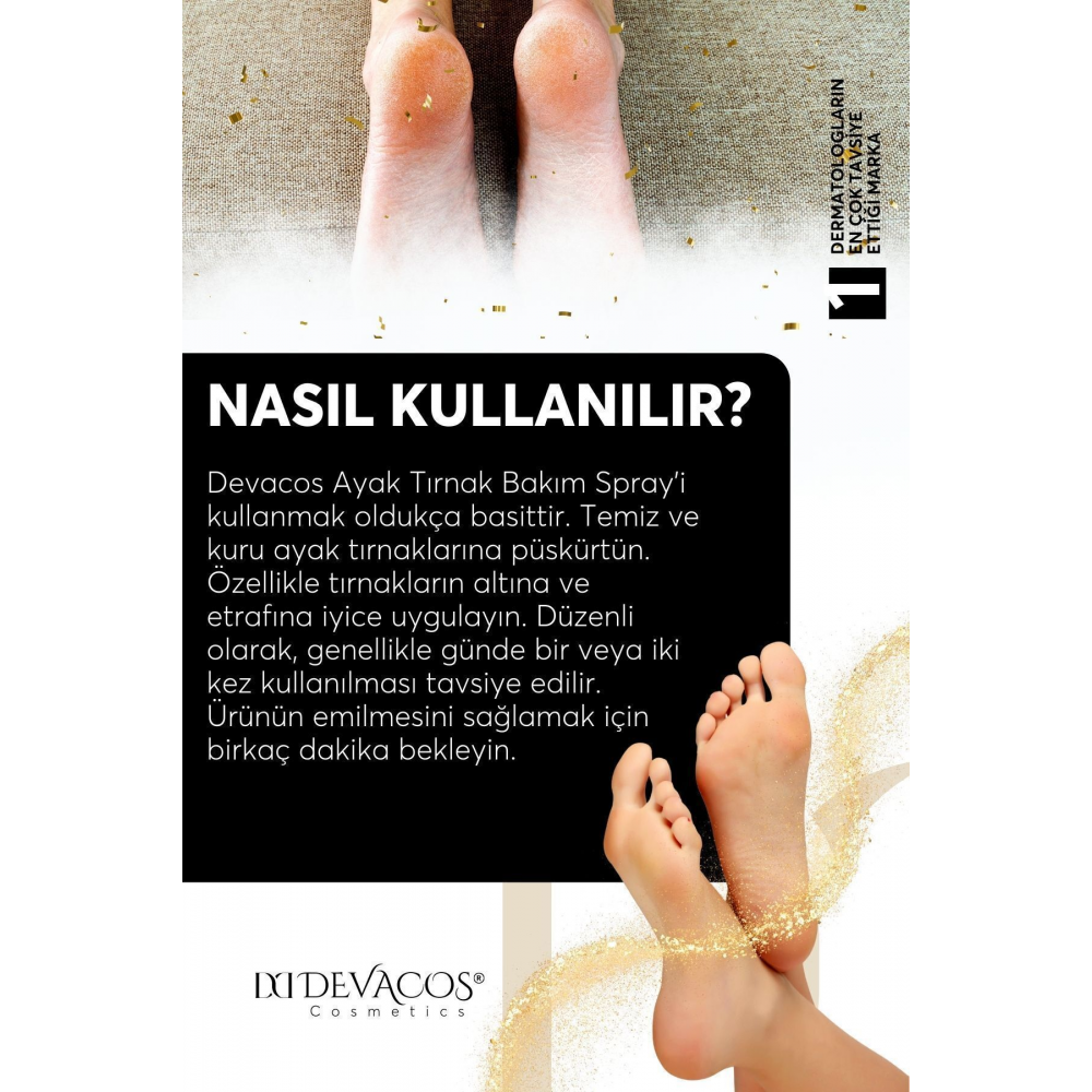 Ayak Koku Önleyici Sprey Ayak Kokusu Giderici Ayakkabı Koku Terleme Önleyici Sprey 50ml