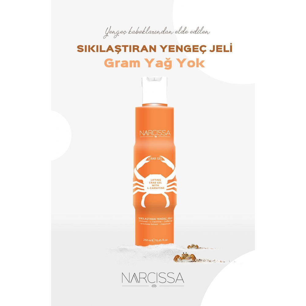 Sıkılaştırıcı, Selülit Ve Çatlak Giderici Yengeç Jeli