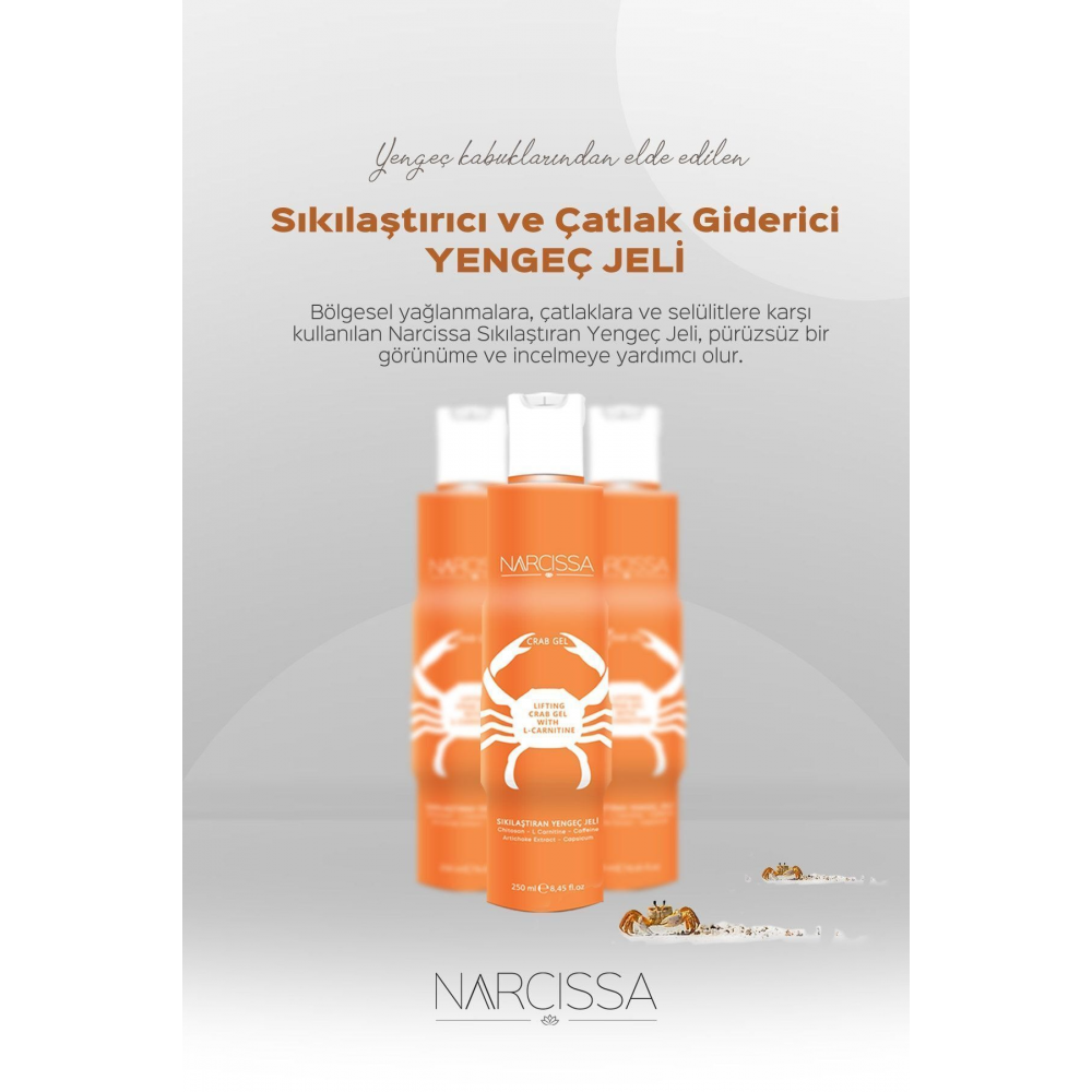 Sıkılaştırıcı, Selülit Ve Çatlak Giderici Yengeç Jeli