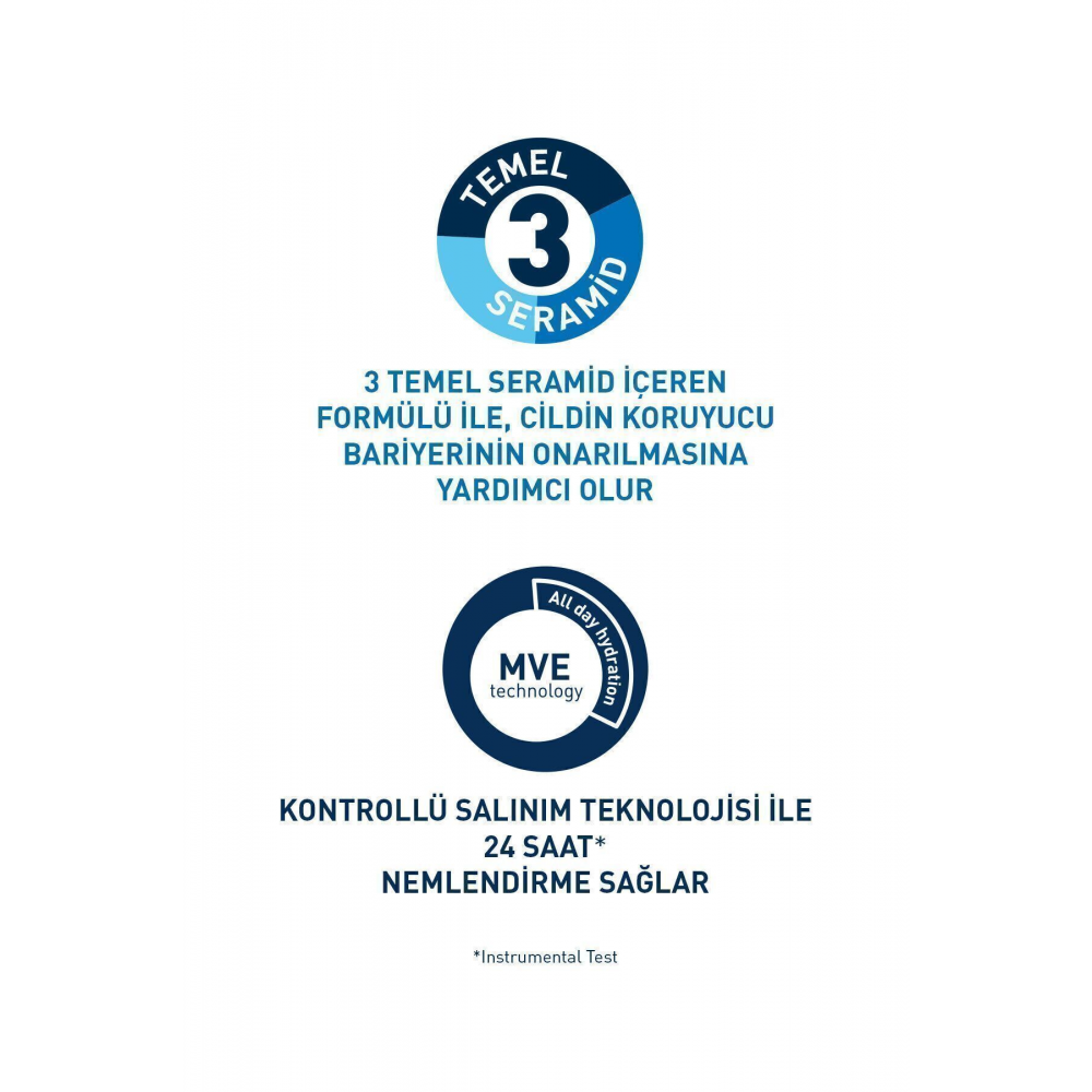 Nemlendirici Yüz Ve Vücut Kremi-Kuru Ciltler İçin Seramid Ve Hyalüronik Asit İçerikli 340gr