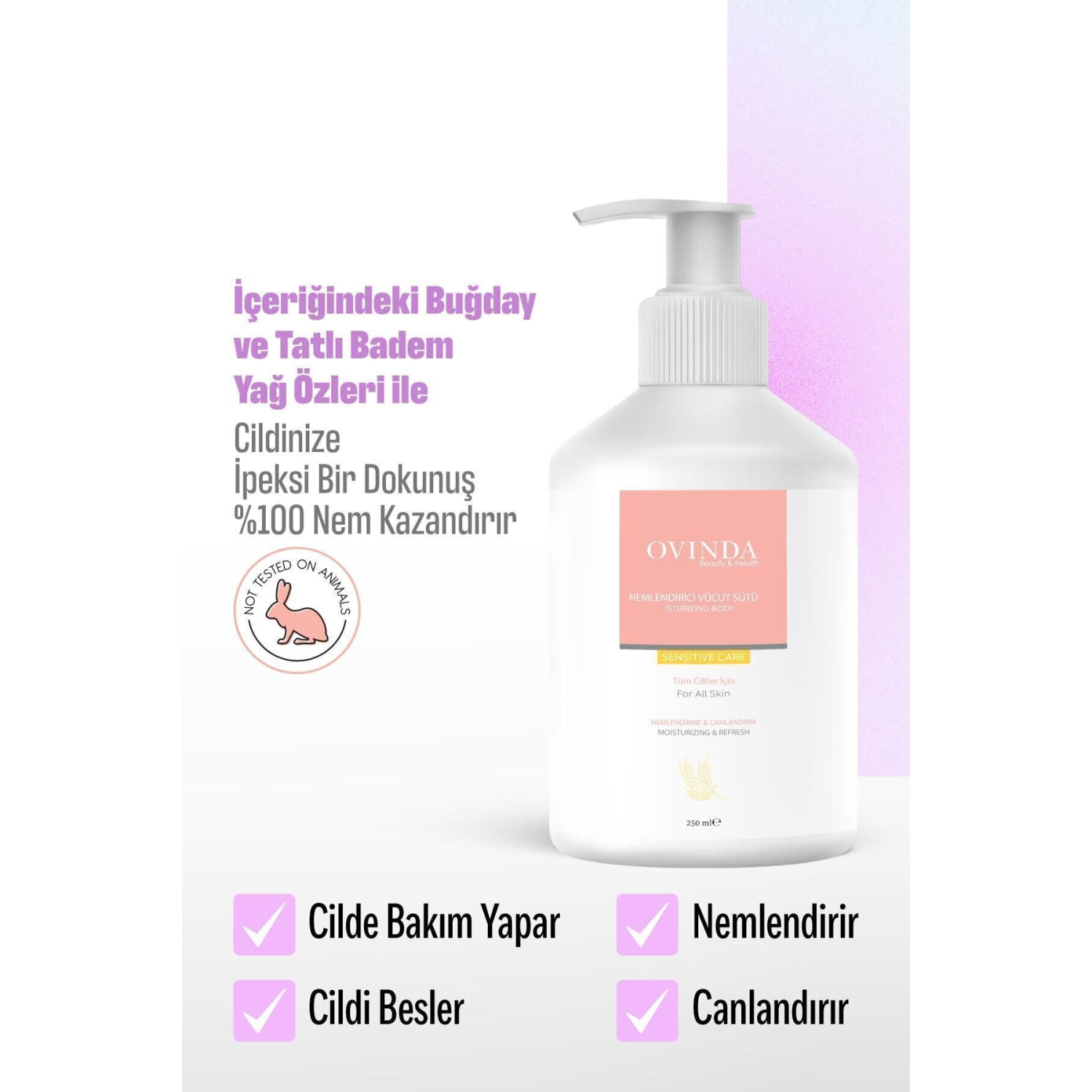 Vücut Sütü Nemlendirici & Canlandırıcı 250 ml Tüm Ciltler Için