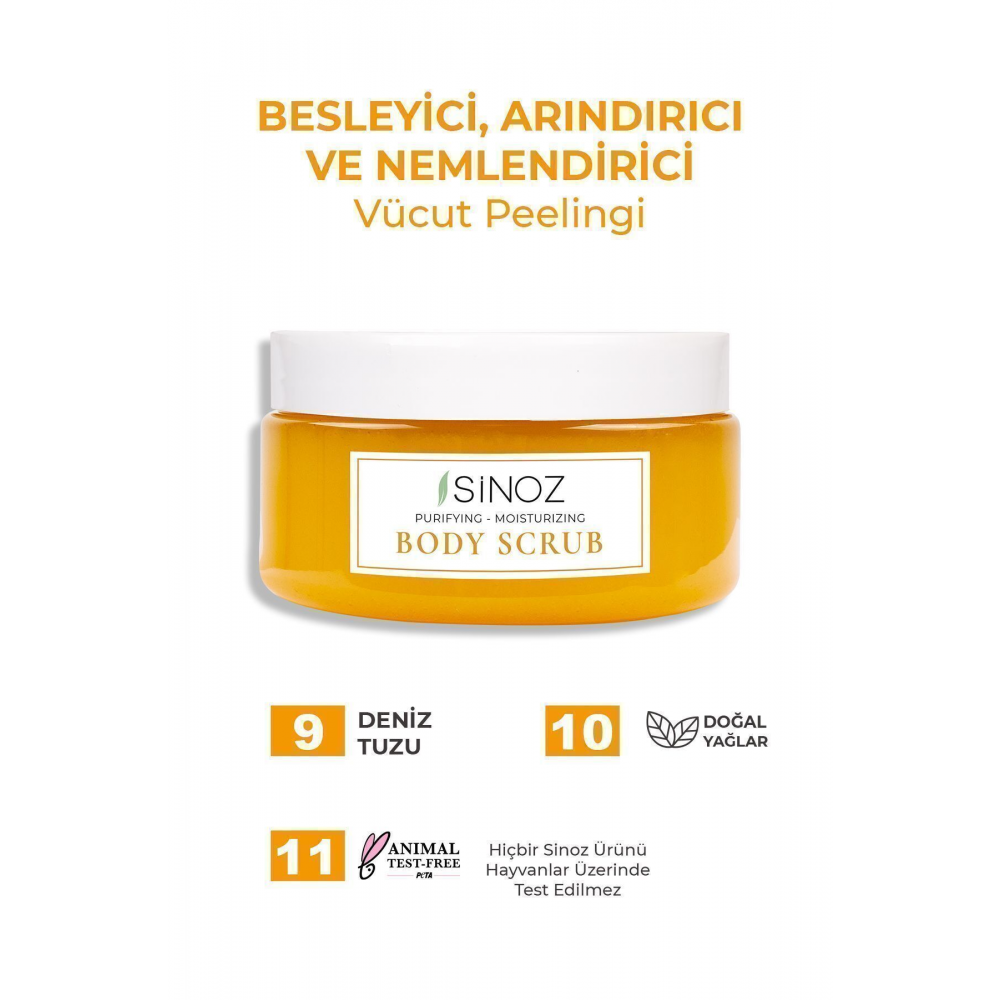 Body Scrub Besleyici Arındırıcı Nemlendirici Vücut Peelingi 300 gr