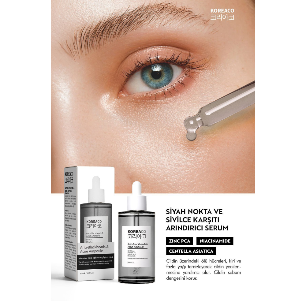 Anti-Blackheads Acne Ampoule Siyah Nokta ve Akne Ampulü