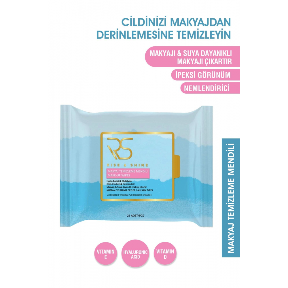 Makyaj Temizleme Mendili - 25 'li