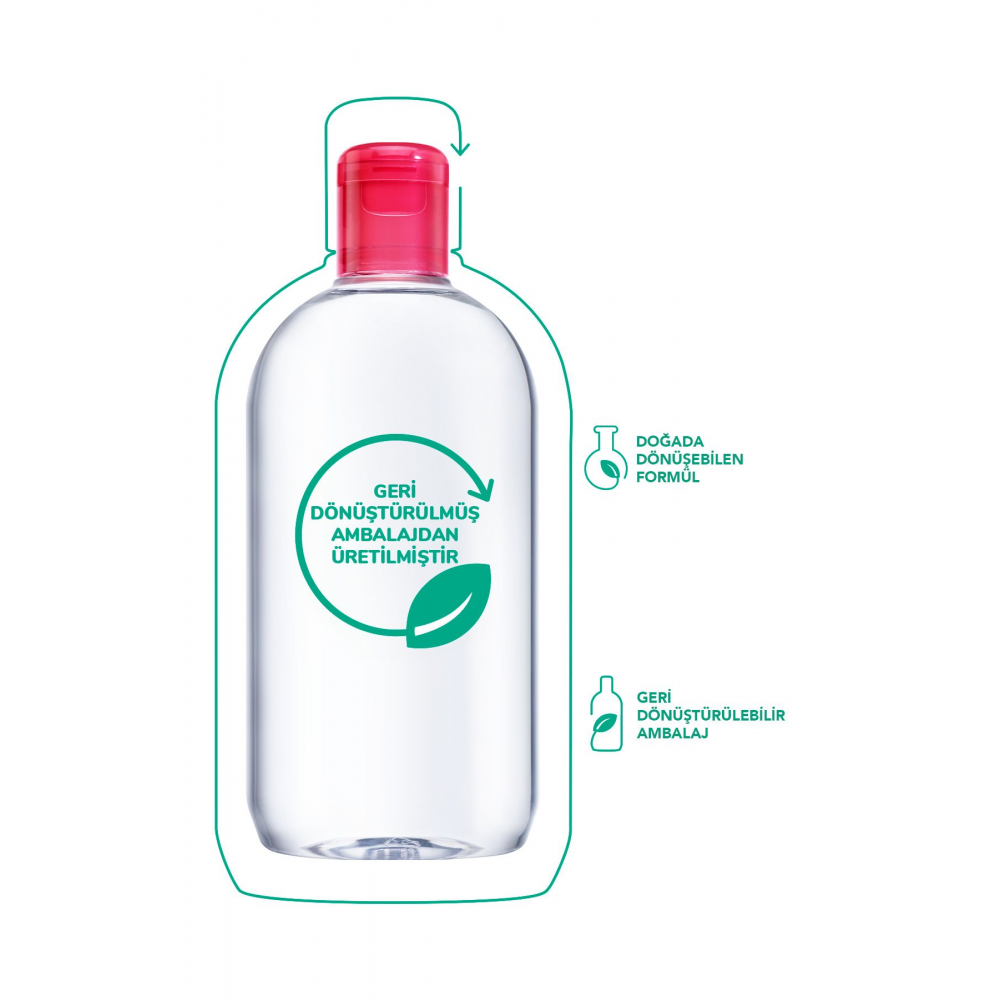 Sensibio H2O Micellar Makyaj Temizleme Suyu 2'li Set Nemlendirici Yüz ve Göz Çevresi 500 ml