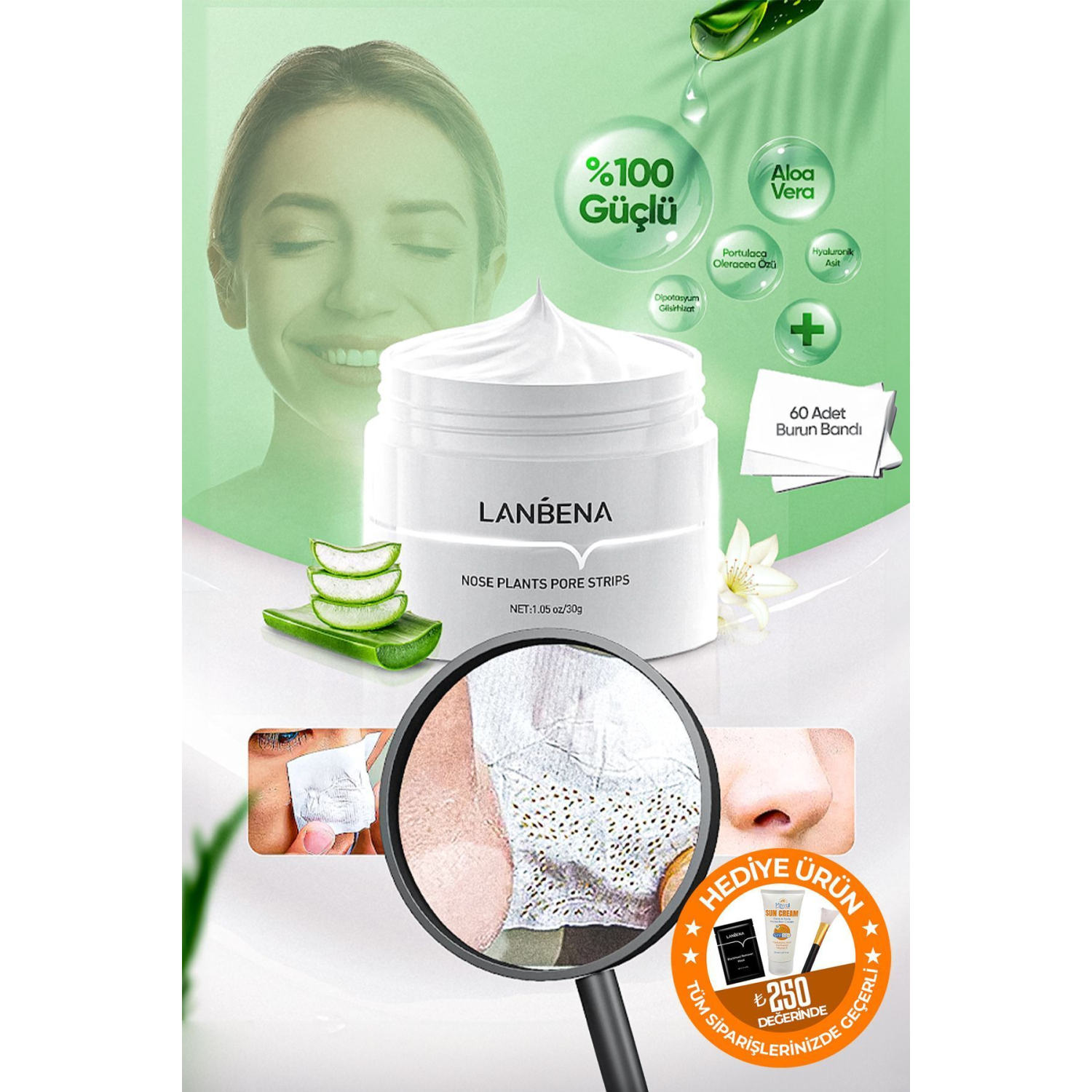 Siyah Nokta Bandı & Siyah Nokta Maskesi Nose Plants