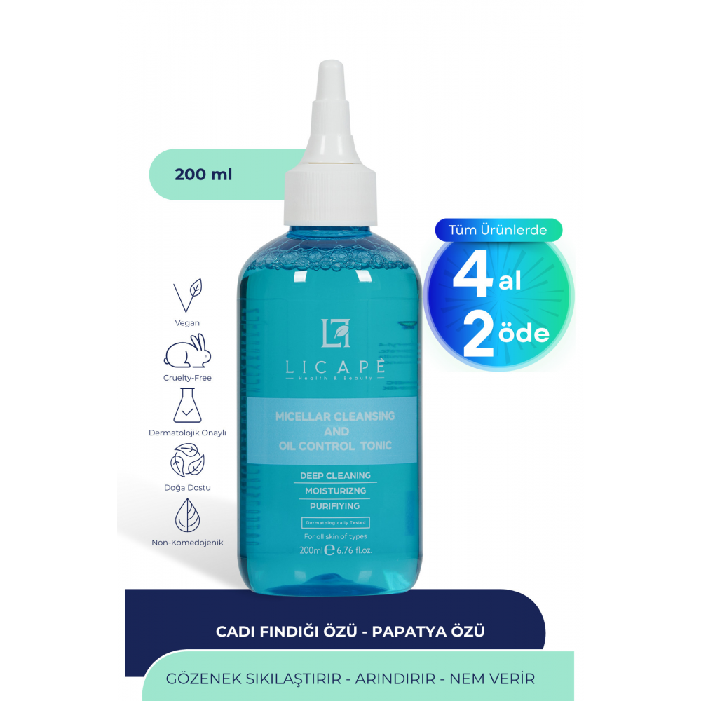 Gözenek Sıkılaştırıcı, Arındırıcı ve Yağ Dengeleyici Tonik 200ml