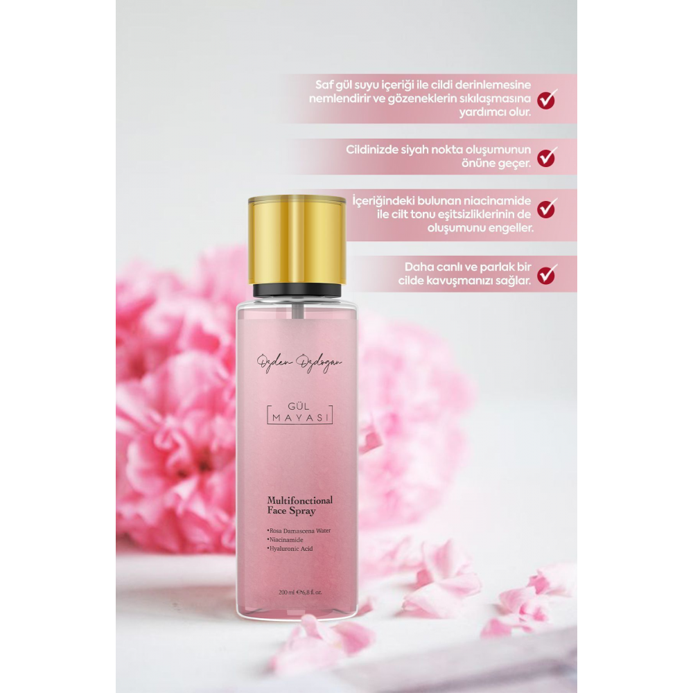 Gül Mayası Aydınlatıcı ve Gözenek Sıkılaştırıcı Tonik 200 ml.