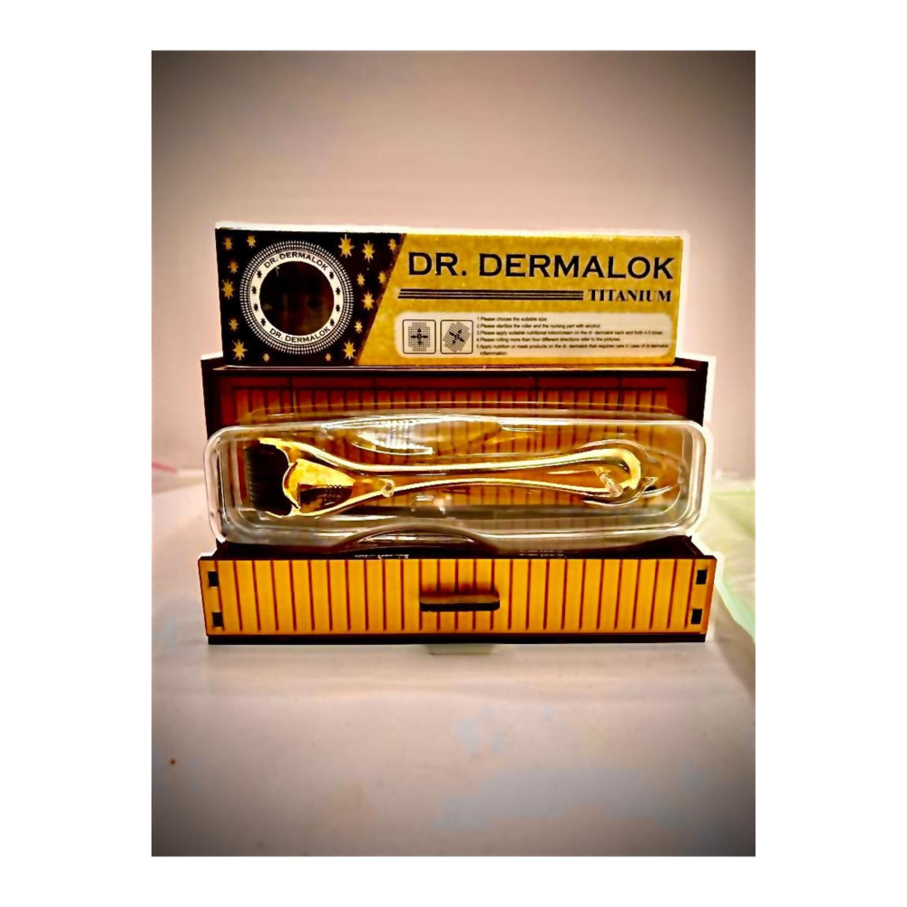 Dermaroller Gold Professional-Saç, Sakal, Kaş Serum Kullanımına Uygun Yeni Seri 1mm