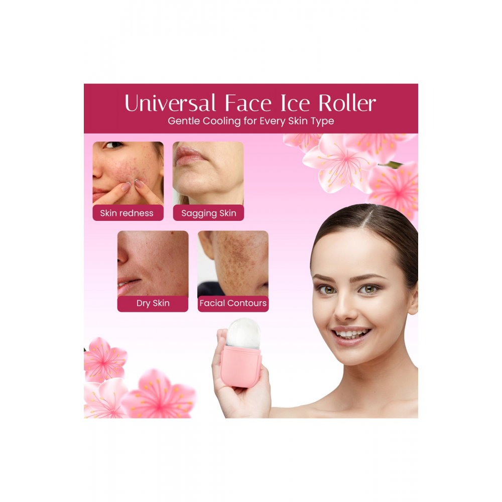 Contour Cube Yüz Masaj Buzu Gua Sha İce Roller Soğuk Terapi Doğal Bakım ve Cilt Bakım Aleti