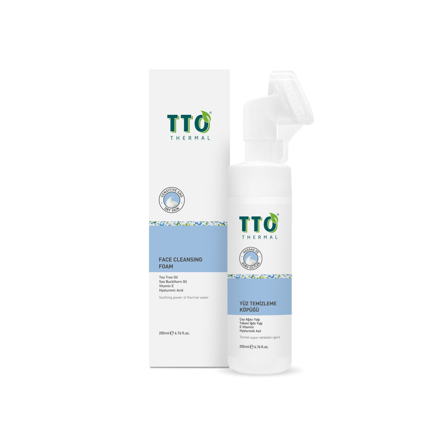 Yüz Temizleme Köpüğü 200 ml (Aplikatörlü) (Çay Ağacı Yağı /Tea Tree Oil)