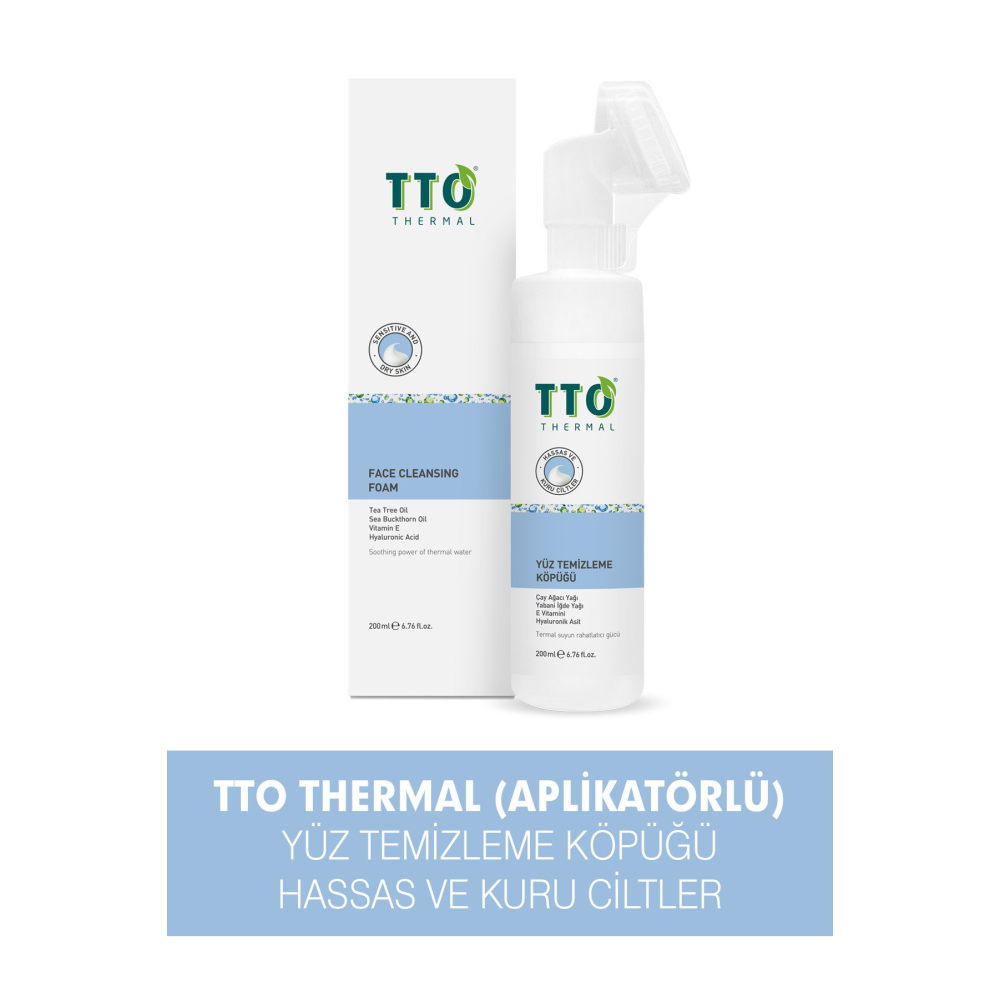 Yüz Temizleme Köpüğü 200 ml (Aplikatörlü) (Çay Ağacı Yağı /Tea Tree Oil)